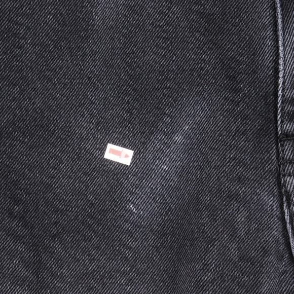 ME+EM Jeans Womens Size 27 Black Faded Straight Leg High Waist 27" Inseam *READ - Picture 5 of 10